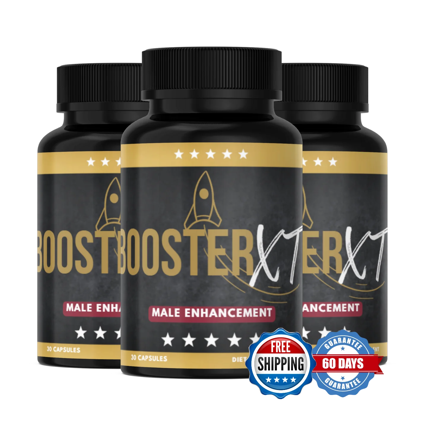 Booster XT 3 bottles 90 day supply for men